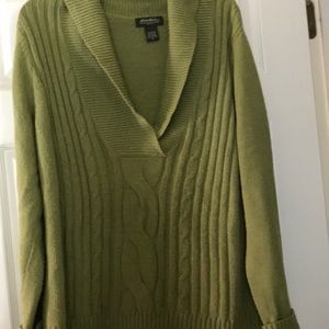 Eddie Bauer cotton, nylon viscose sweater